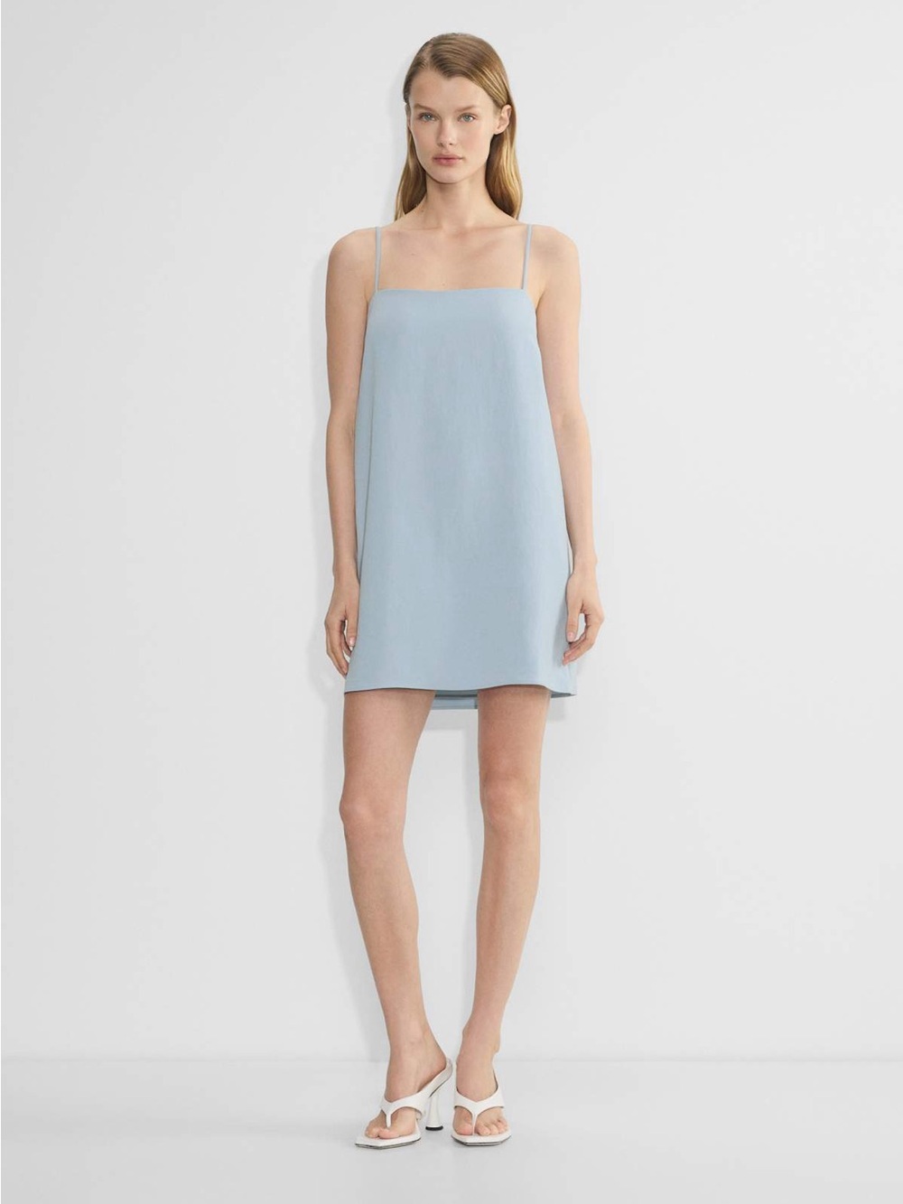 ARITZIA Wilfred Renewal Dress Dew Blue Size Medium